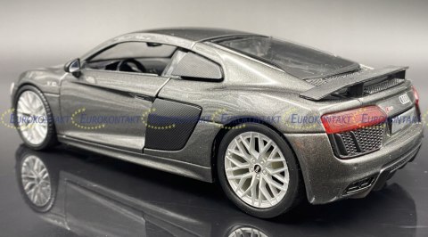 AUDI R8 V10 plus grey 1:24 model Maisto 31513 AUDI R8 V10 plus grey 1:24 model Maisto 31513