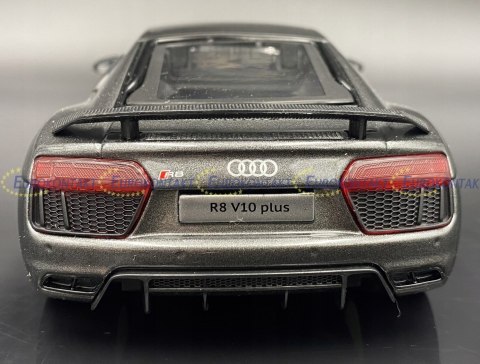 AUDI R8 V10 plus grey 1:24 model Maisto 31513 AUDI R8 V10 plus grey 1:24 model Maisto 31513