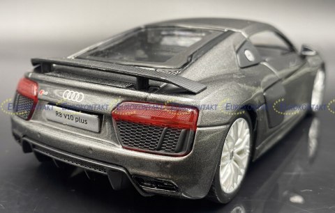 AUDI R8 V10 plus grey 1:24 model Maisto 31513 AUDI R8 V10 plus grey 1:24 model Maisto 31513