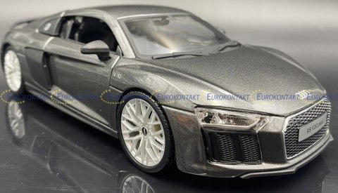 AUDI R8 V10 plus grey 1:24 model Maisto 31513 AUDI R8 V10 plus grey 1:24 model Maisto 31513
