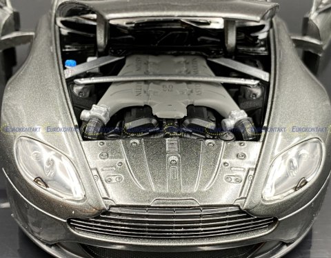 Aston Martin V12 Vantage grey model Welly 1:24 Aston Martin V12 Vantage grey model Welly 1:24