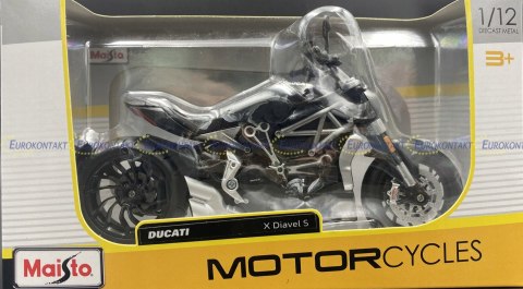 DUCATI X Diavel S motocykl model 1:12 Maisto 77830 DUCATI X Diavel S motocykl model 1:12 Maisto 77830