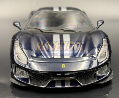 FERRARI 488 Pista blue model 1:24 Bburago 26026 FERRARI 488 Pista blue model 1:24 Bburago 26026