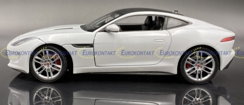 Jaguar F-Type Coupe white model 1:24 Welly 24060 Jaguar F-Type Coupe white model 1:24 Welly 24060