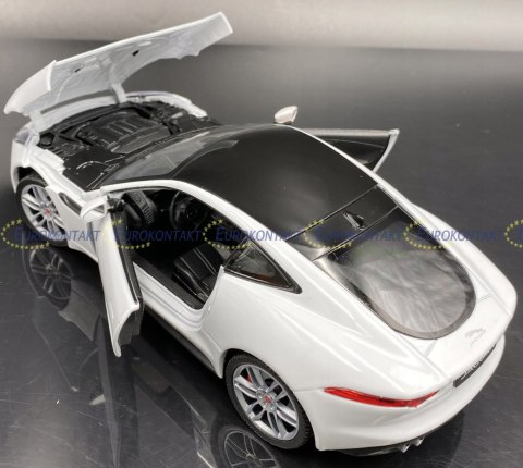 Jaguar F-Type Coupe white model 1:24 Welly 24060 Jaguar F-Type Coupe white model 1:24 Welly 24060