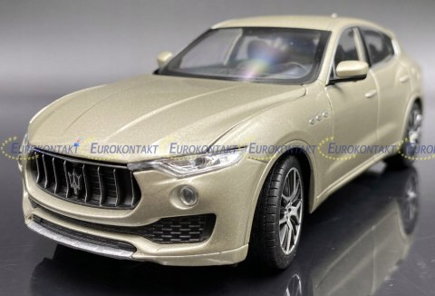 MASERATI LEVANTE gold model WELLY 1:24 MASERATI LEVANTE gold model WELLY 1:24