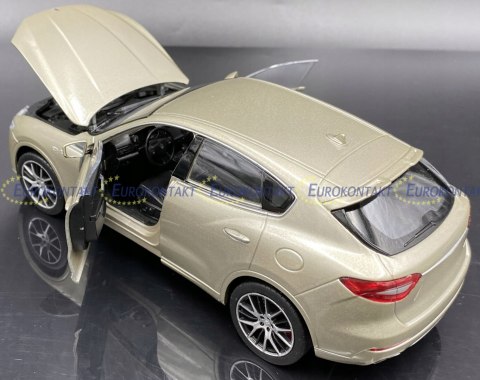MASERATI LEVANTE gold model WELLY 1:24 MASERATI LEVANTE gold model WELLY 1:24