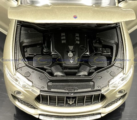 MASERATI LEVANTE gold model WELLY 1:24 MASERATI LEVANTE gold model WELLY 1:24