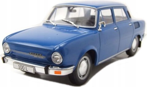 Skoda 100L blue model METAL WhiteBox 1:24 Skoda 100L blue model METAL WhiteBox 1:24
