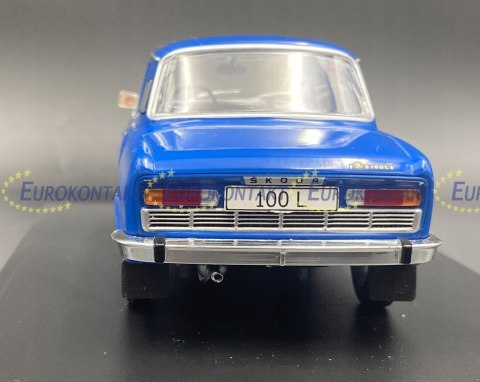 Skoda 100L blue model METAL WhiteBox 1:24 Skoda 100L blue model METAL WhiteBox 1:24