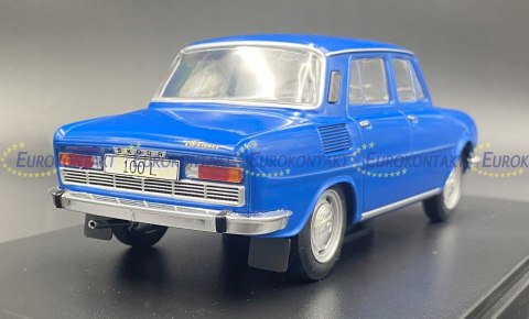 Skoda 100L blue model METAL WhiteBox 1:24 Skoda 100L blue model METAL WhiteBox 1:24