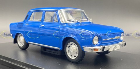 Skoda 100L blue model METAL WhiteBox 1:24 Skoda 100L blue model METAL WhiteBox 1:24