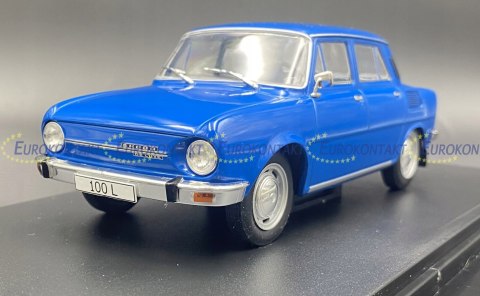 Skoda 100L blue model METAL WhiteBox 1:24 Skoda 100L blue model METAL WhiteBox 1:24