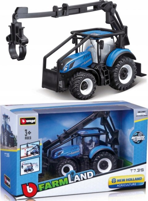 Traktor leśny New Holland napęd BBURAGO metal Traktor leśny New Holland napęd BBURAGO metal
