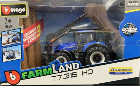 Traktor leśny New Holland napęd BBURAGO metal Traktor leśny New Holland napęd BBURAGO metal