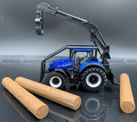 Traktor leśny New Holland napęd BBURAGO metal Traktor leśny New Holland napęd BBURAGO metal