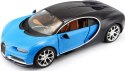Bugatti Chiron blue 1:24 model do składania Maisto
