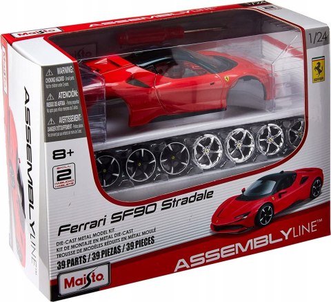Ferrari SF90 Stradale red 1:24 do składania Maisto Ferrari SF90 Stradale red 1:24 do składania Maisto