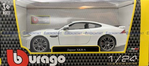 JAGUAR XKR-S metalowy model Bburago 1:24 21063 JAGUAR XKR-S metalowy model Bburago 1:24 21063