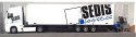 Mercedes Actros naczepa + widlak Bburago 1:43