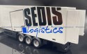 Mercedes Actros naczepa + widlak Bburago 1:43