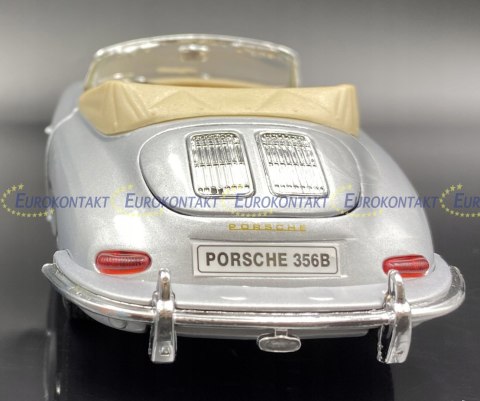PORSCHE 356B cabrio silver 29390 model WELLY 1:24 PORSCHE 356B cabrio silver 29390 model WELLY 1:24