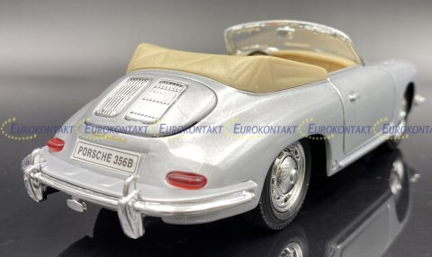 PORSCHE 356B cabrio silver 29390 model WELLY 1:24 PORSCHE 356B cabrio silver 29390 model WELLY 1:24