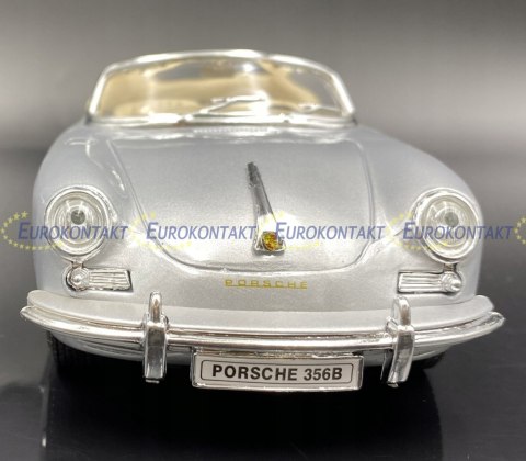 PORSCHE 356B cabrio silver 29390 model WELLY 1:24 PORSCHE 356B cabrio silver 29390 model WELLY 1:24