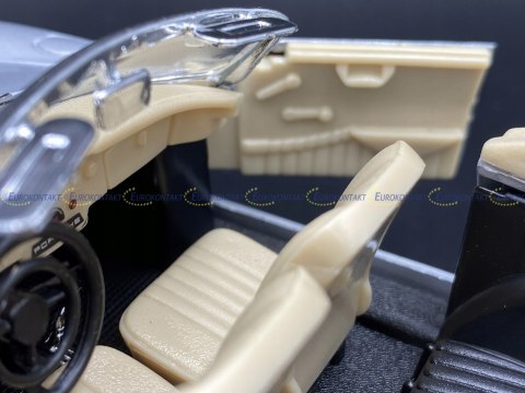PORSCHE 356B cabrio silver 29390 model WELLY 1:24 PORSCHE 356B cabrio silver 29390 model WELLY 1:24
