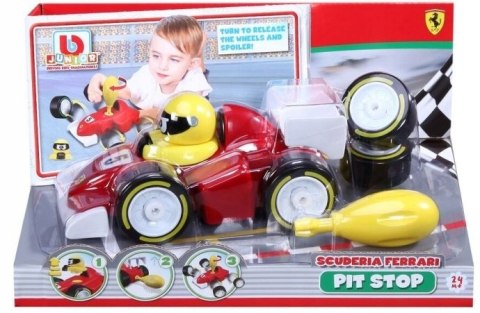 Scuderia FERRARI bolid F1 PIT STOP Bburago Junior