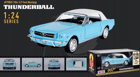 MUSTANG 1/2 1964 James Bond 1:24 Motormax 79855 MUSTANG 1/2 1964 James Bond 1:24 Motormax 79855