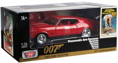 MUSTANG Mach I 1971 James Bond 1:24 Motormax 79851 MUSTANG Mach I 1971 James Bond 1:24 Motormax 79851