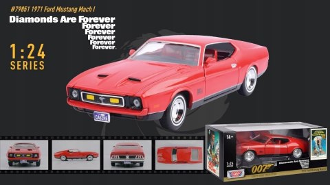 MUSTANG Mach I 1971 James Bond 1:24 Motormax 79851 MUSTANG Mach I 1971 James Bond 1:24 Motormax 79851