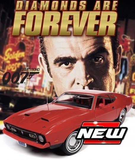 MUSTANG Mach I 1971 James Bond 1:24 Motormax 79851 MUSTANG Mach I 1971 James Bond 1:24 Motormax 79851