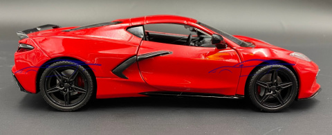Chevrolet Corvette C8 2020 red 1:24 Motormax 79360 Chevrolet Corvette C8 2020 red 1:24 Motormax 79360