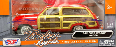 Ford Woody Wagon 1949 1:24 Motormax 73260 Ford Woody Wagon 1949 1:24 Motormax 73260