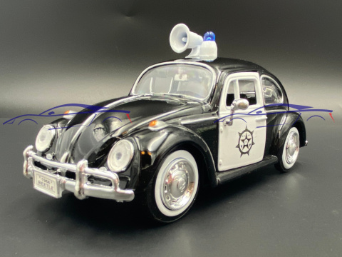 Volkswagen Beetle Police 1966 1:24 Motormax 79578 Volkswagen Beetle Police 1966 1:24 Motormax 79578