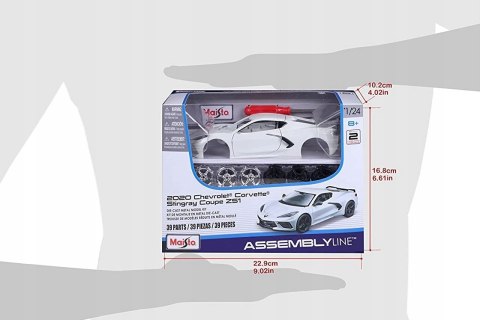 Chevy CORVETTE Z51 2020 1:24 do składania Maisto Chevy CORVETTE Z51 2020 1:24 do składania Maisto