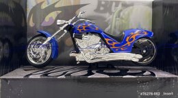 Chopper Iron CUSTOM niebieski:18 Motormax