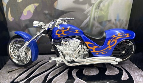 Chopper Iron CUSTOM niebieski:18 Motormax Chopper Iron CUSTOM niebieski:18 Motormax