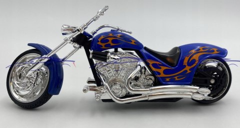 Chopper Iron CUSTOM niebieski:18 Motormax Chopper Iron CUSTOM niebieski:18 Motormax