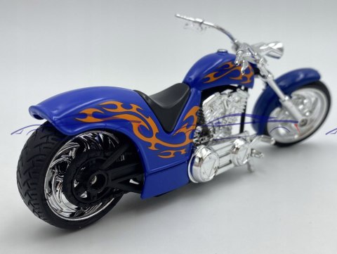Chopper Iron CUSTOM niebieski:18 Motormax Chopper Iron CUSTOM niebieski:18 Motormax