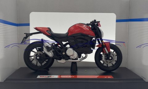 DUCATI Monster 2021 red motocykl model 1:18 Maisto DUCATI Monster 2021 red motocykl model 1:18 Maisto