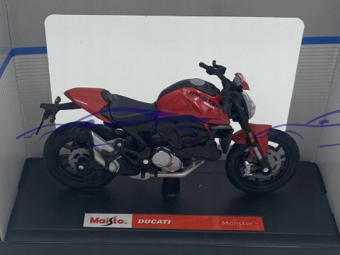 DUCATI Monster 2021 red motocykl model 1:18 Maisto DUCATI Monster 2021 red motocykl model 1:18 Maisto