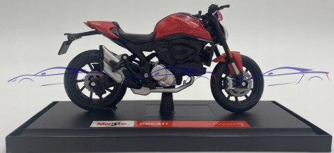 DUCATI Monster 2021 red motocykl model 1:18 Maisto DUCATI Monster 2021 red motocykl model 1:18 Maisto