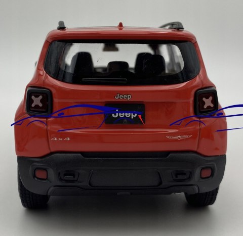 JEEP Renegade red model 24071 Welly 1:24 JEEP Renegade red model 24071 Welly 1:24