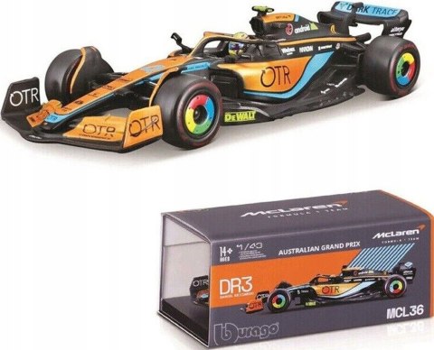 McLaren MCL36 F1 2022 #4 Norris KASK BBurago 1:43 McLaren MCL36 F1 2022 #4 Norris KASK BBurago 1:43
