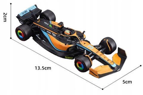 McLaren MCL36 F1 2022 Ricciardo KASK BBurago 1:43 McLaren MCL36 F1 2022 Ricciardo KASK BBurago 1:43