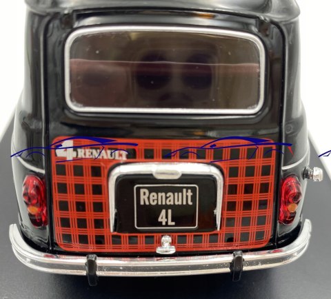 RENAULT 4L Parisienne 1964 model WhiteBox 1:24 RENAULT 4L Parisienne 1964 model WhiteBox 1:24