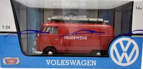 VW Type 2 T1 straż pożarna 1:24 Motormax 79564 VW Type 2 T1 straż pożarna 1:24 Motormax 79564